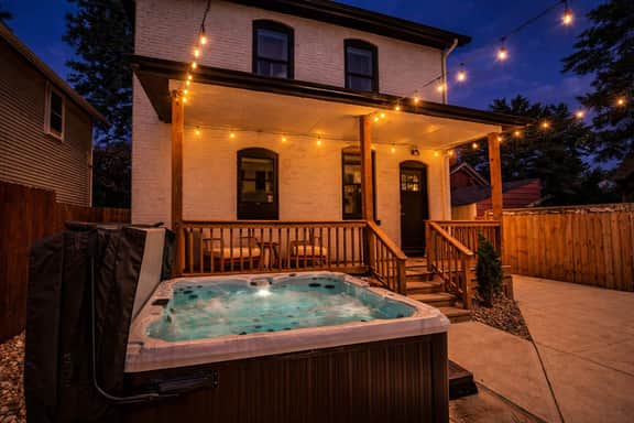 Private Hot Tub | 2-Home Retreat | Sleeps 16